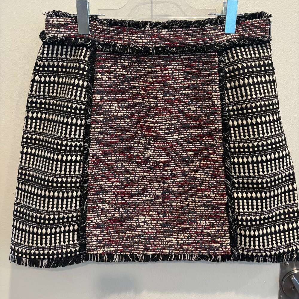 French Connection Pixel Tweed Mix Mini Skirt, 12